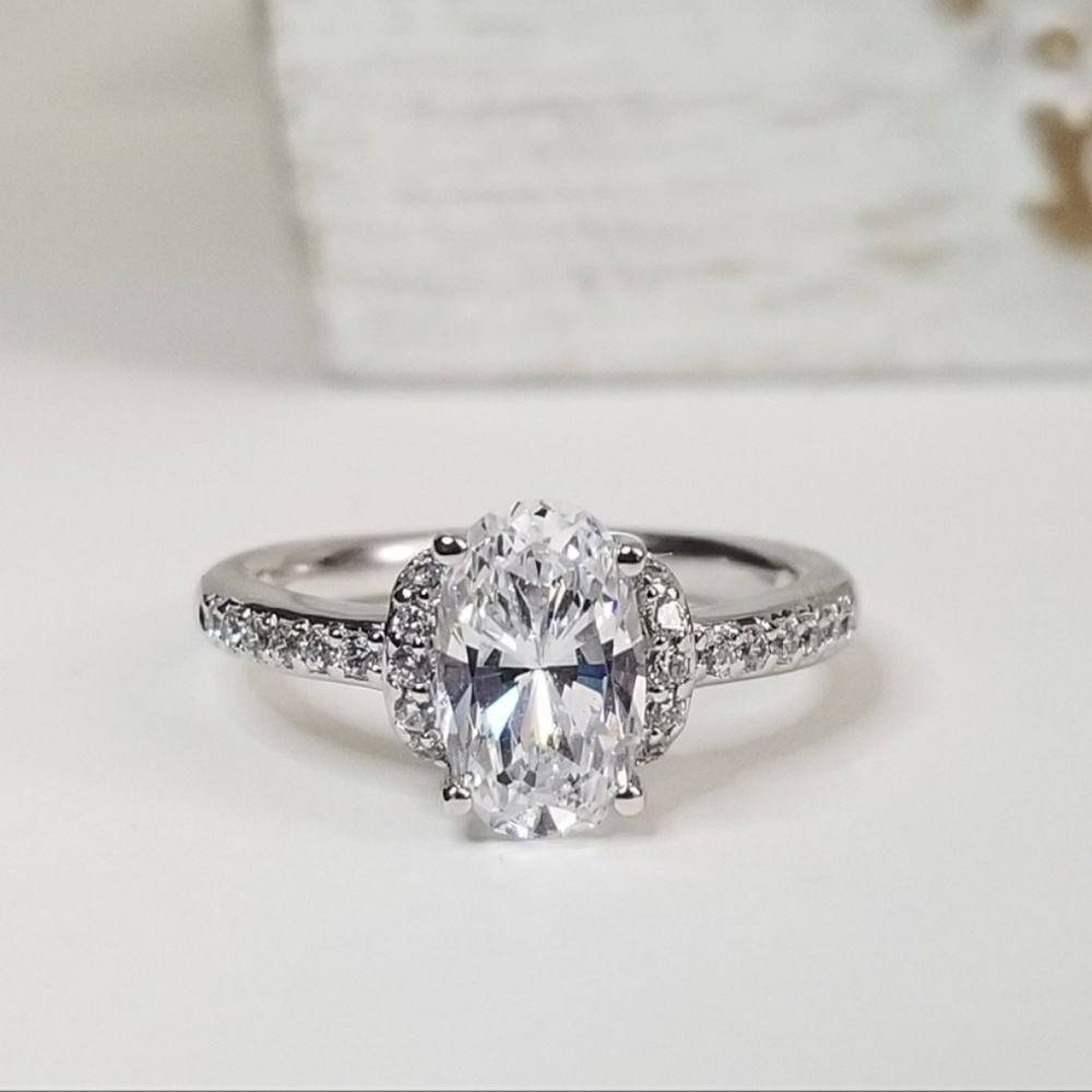 Sterling Silver Cubic Zirconia Ring